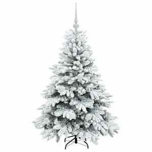 Umělý vánoční stromeček s 150 LED diodami Bílá 120 cm PE a PVC - obrázek 4