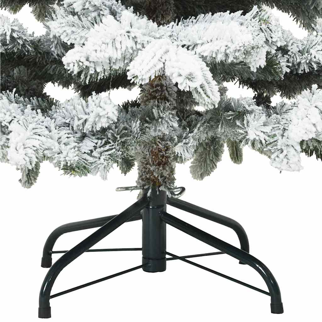 Umělý vánoční stromeček s 150 LED diodami Bílá 120 cm PE a PVC - obrázek 16