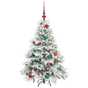 Umělý vánoční stromeček s 150 LED diodami Bílá 120 cm PE a PVC - obrázek 3