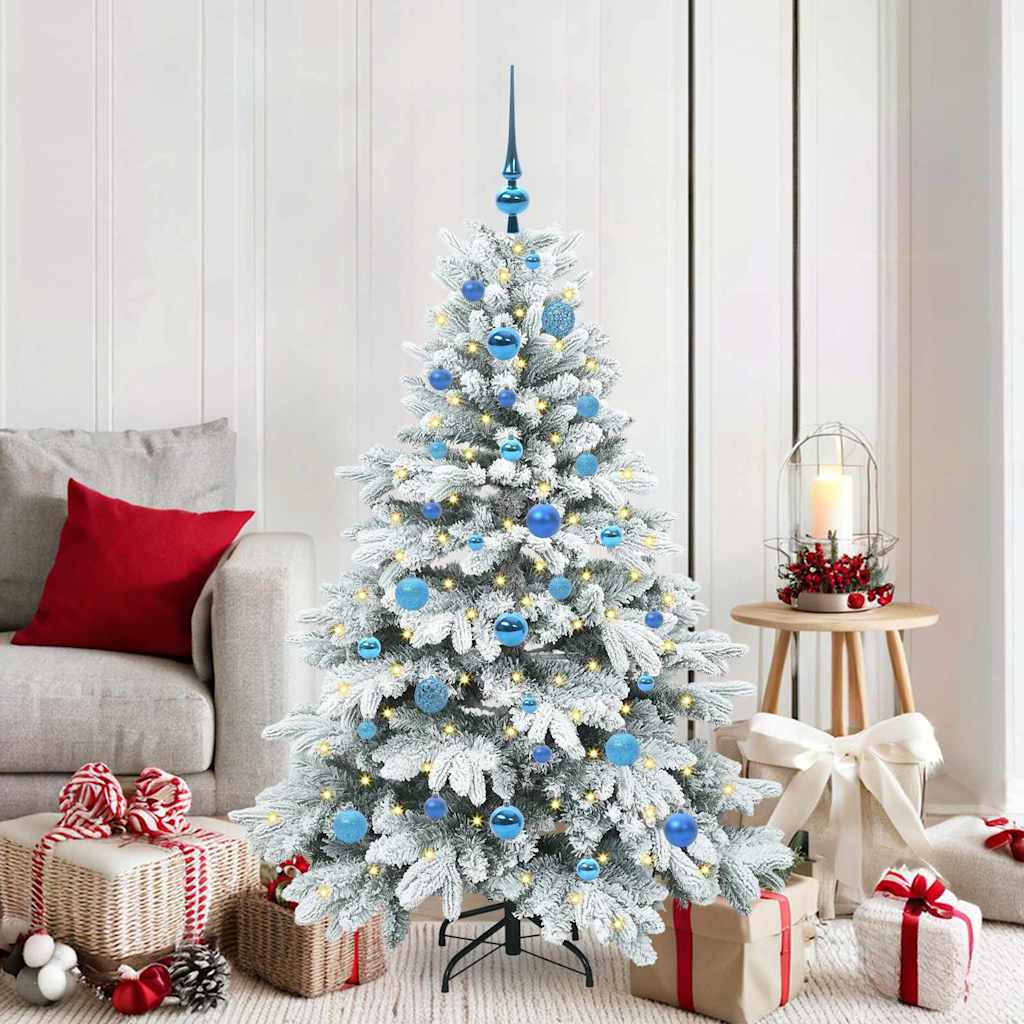 Sapin de Noël artificiel avec 150 LED Vert 150 cm PE et PVC