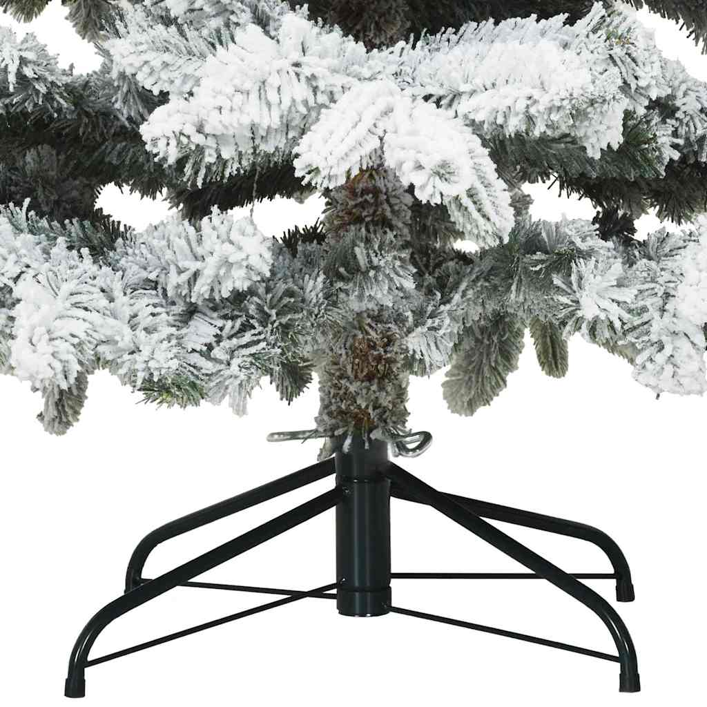 vidaXL Kunstkerstboom met 300 LED met standaard Wit 180 cm PE en PVC