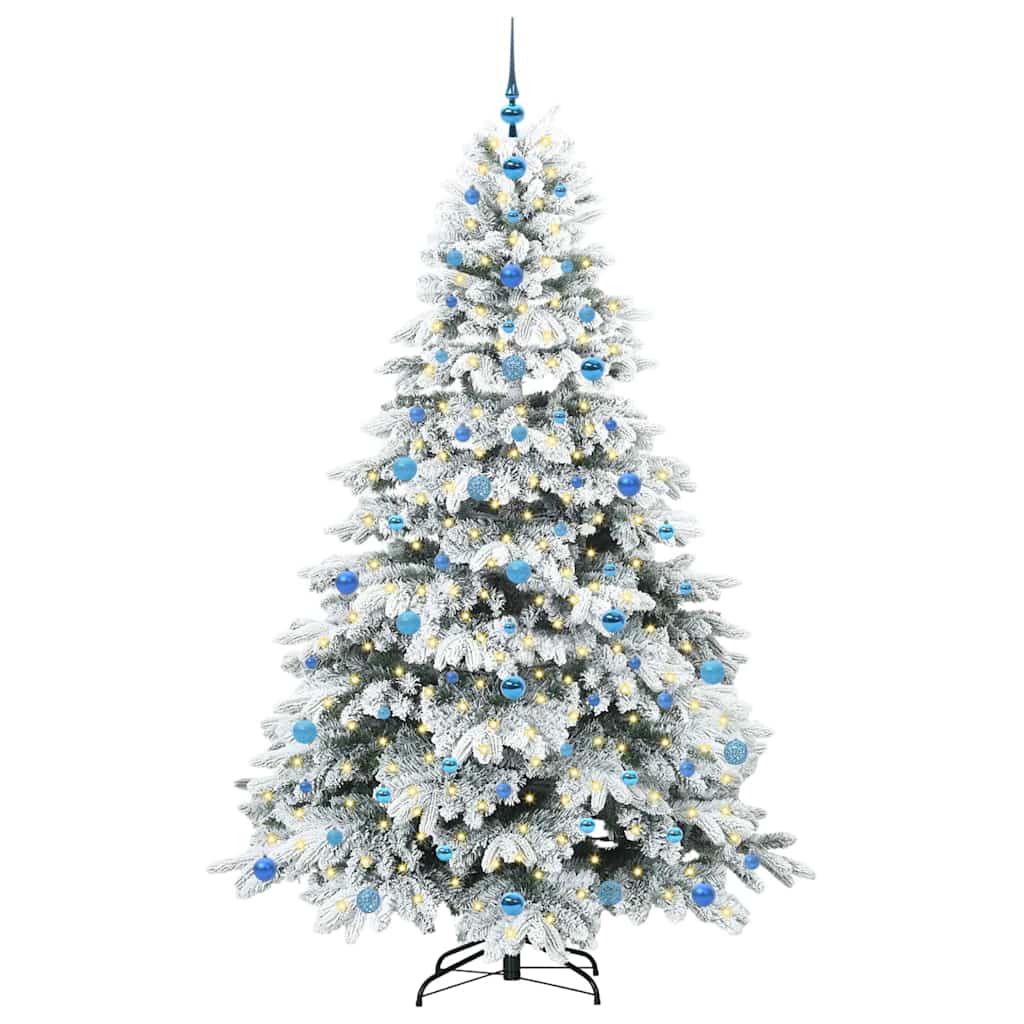 Thumbnail - vidaXL Künstlicher Weihnachtsbaum mit 300 LEDs Grün 210 cm PE und PVC