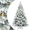 vidaXL Tehisj&otilde;ulupuu koos 300 LED-iga Valge 240 cm PE ja PVC