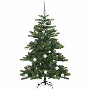 Umělý Skládací Vánoční Strom Zelená 150 cm PVC a ocel - obrázek 4