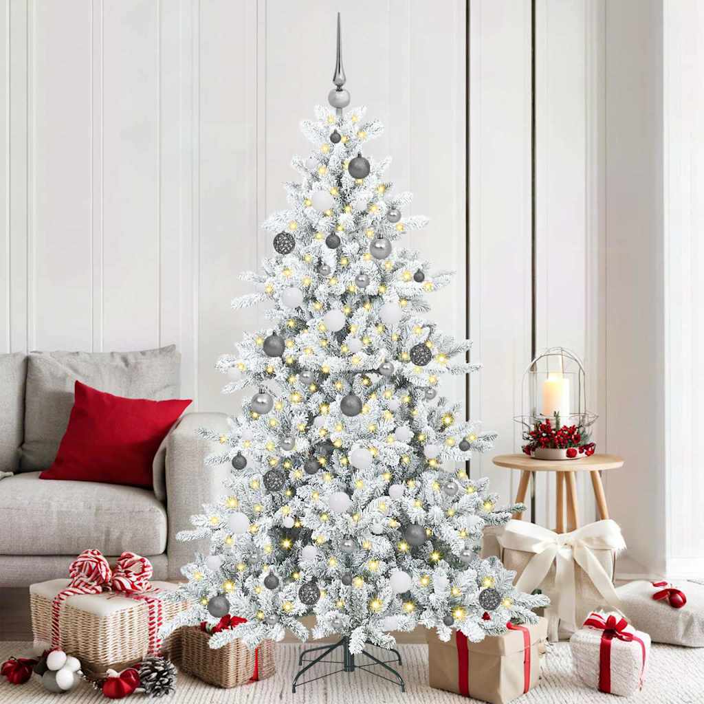 Sapin de Noël Artificiel à Branches Articulées 180 cm PVC