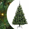vidaXL Tehisj&otilde;ulupuu koos 150 LED-iga Roheline 120 cm PE ja PVC