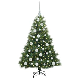 Umělý vánoční stromeček s stojanem Zelená 120 cm PE a PVC - obrázek 3