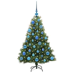 Umělý vánoční stromeček s stojanem Zelená 120 cm PE a PVC - obrázek 3