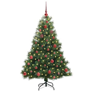 Umělý vánoční stromeček s stojanem Zelená 150 cm PE a PVC - obrázek 3