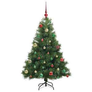 Umělý vánoční stromeček s stojanem Zelená 150 cm PE a PVC - obrázek 6