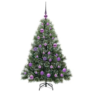 Umělý vánoční stromeček s stojanem Zelená 120 cm PE a PVC - obrázek 4