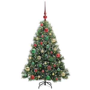 Umělý vánoční stromeček s stojanem Zelená 120 cm PE a PVC - obrázek 3