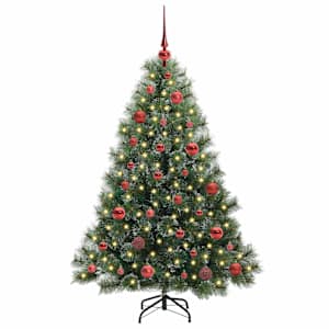 Umělý vánoční stromeček s stojanem Zelená 150 cm PE a PVC - obrázek 3