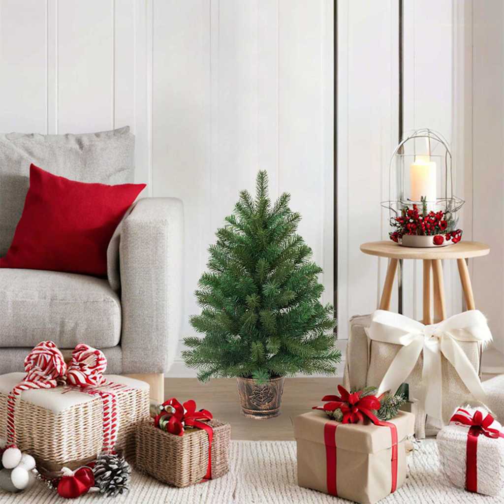 Sapin de Noël artificiel Vert 75 cm PVC, PE et acier