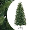 vidaXL Tehisj&otilde;ulupuu 120 cm PVC, PE ja teras Roheline
