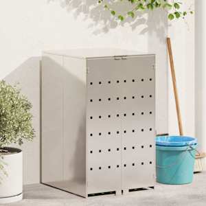 Shranjevanje koša s plinskim pokrovom za 240L koš srebrna