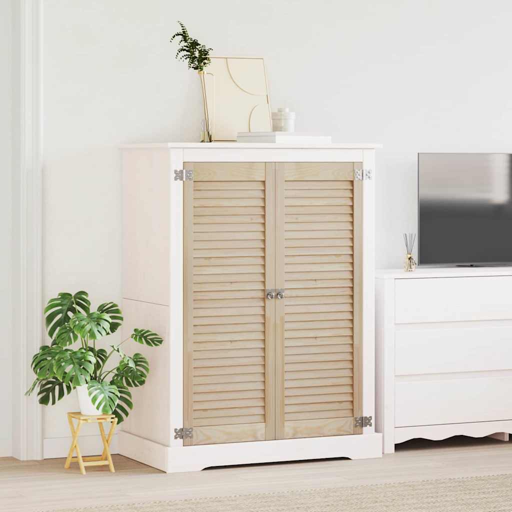vidaXL Uși de cabinet 2 pcs Maro 110 x 39.5 x 2.1 cm Lemn masiv de pin
