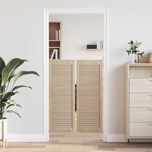 Skříňové dveře se dveřmi 2 pcs Přírodní 110 x 2,1 x 39,5 cm - obrázek 3