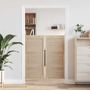 Skříňové dveře se dveřmi 2 pcs Přírodní 49,5 x 2,1 x 110 cm - obrázek 3