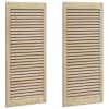 vidaXL Kappi Uks 2 tk Naturaalne 49,5 x 2,1 x 110 cm Toekas m&auml;nnipuit