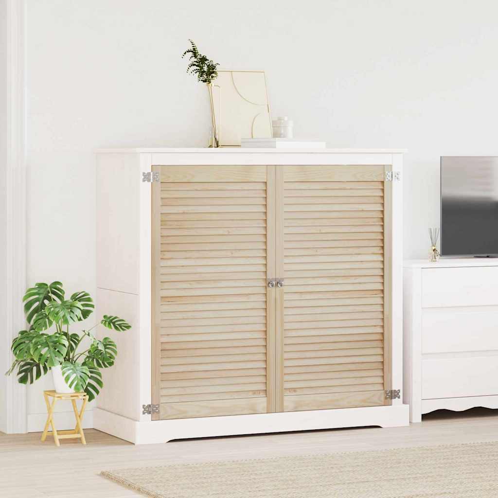 vidaXL Uși de cabinet 2 pcs Maro 110 x 59.5 x 2.1 cm Lemn masiv de pin