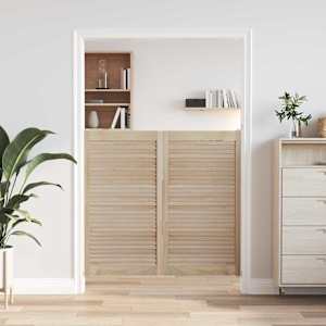 Skříňové dveře se dveřmi 2 pcs Přírodní 110 x 2,1 x 59,5 cm - obrázek 3
