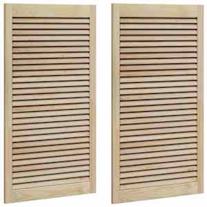 Skříňové dveře se dveřmi 2 pcs Přírodní 110 x 2,1 x 59,5 cm - obrázek 2