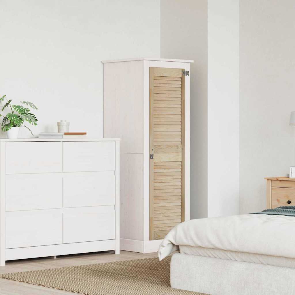 vidaXL Ușă de Dulap Maro 140.5 x 39.5 x 2.1 cm Lemn masiv de pin
