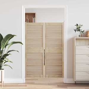 Skříňové dveře se dveřmi 2 pcs Přírodní 49,5 x 2,1 x 140,5 cm - obrázek 3