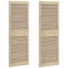 vidaXL Kappi Uks uksega 2 tk Naturaalne 49,5 x 2,1 x 140,5 cm