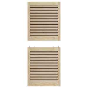 Skříňové dveře se dveřmi 2 pcs Přírodní 140,5 x 2,1 x 59,5 cm - obrázek 8