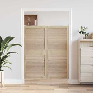 Skříňové dveře se dveřmi 2 pcs Přírodní 140,5 x 2,1 x 59,5 cm - obrázek 3