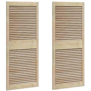 Skříňové dveře se dveřmi 2 pcs Přírodní 140,5 x 2,1 x 59,5 cm - obrázek 2