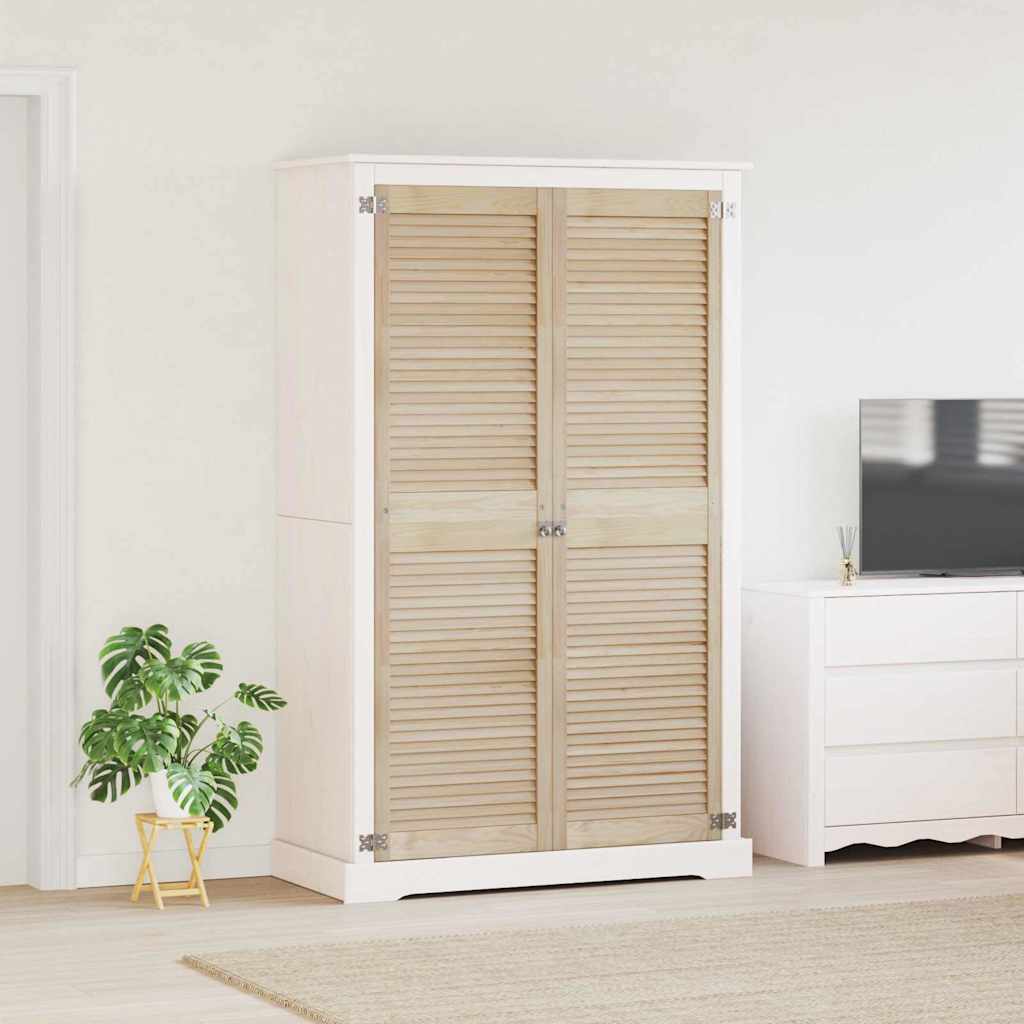 vidaXL Uși de cabinet 2 pcs Maro 170 x 49.5 x 2.1 cm Lemn masiv de pin