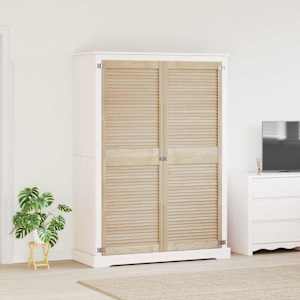 Vrata omare z vrati 2 pcs Naravna 170 x 2,1 x 59,5 cm