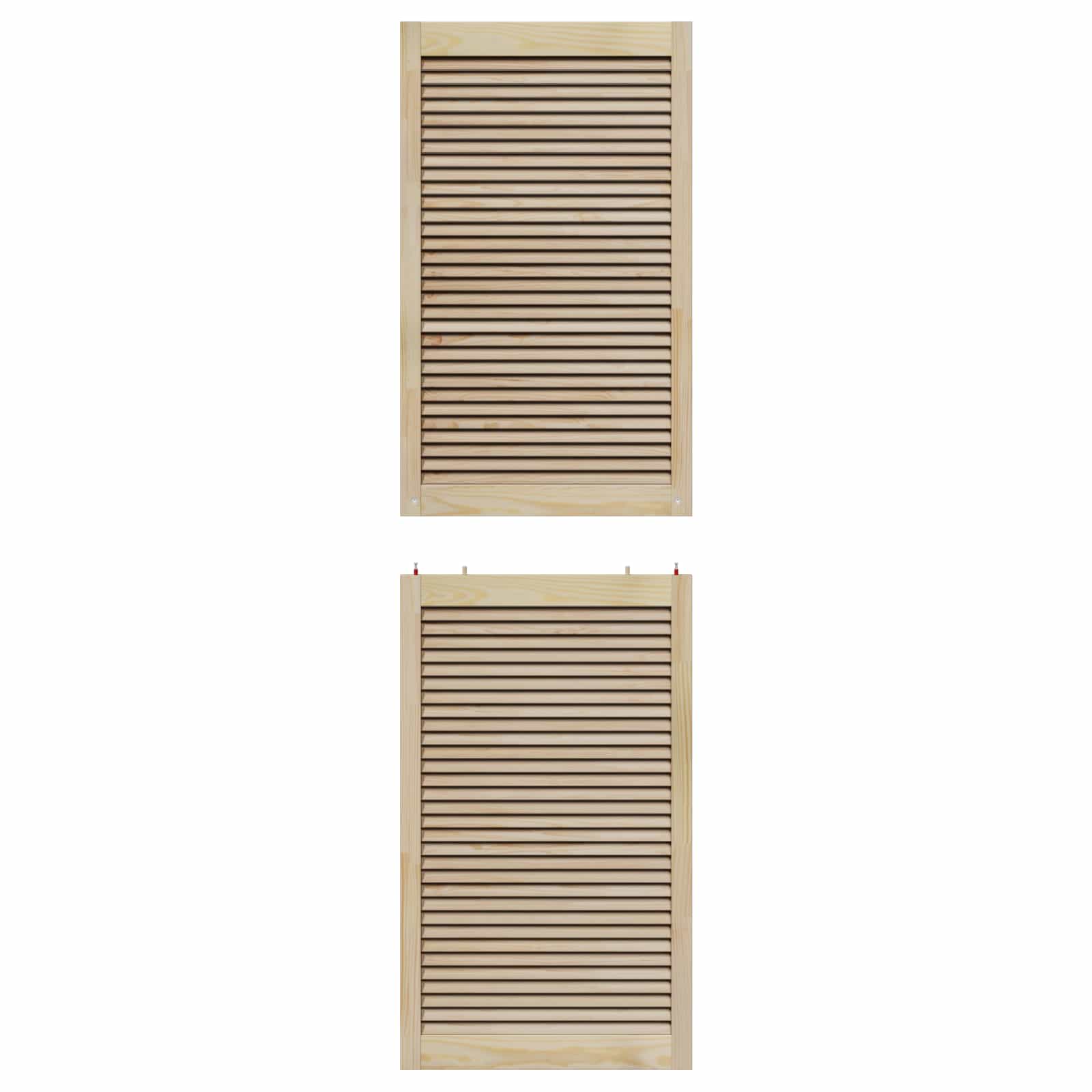 Kabeļa Durvis ar durvīm 2 pcs Dabiska 201 x 2,1 x 59,5 cm