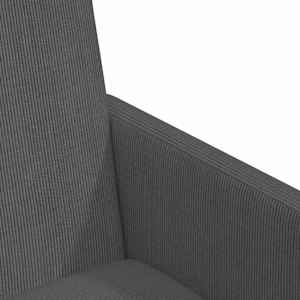 Jídelní židle na kolečkách 2 pcs Tmavě šedá 57 x 66 x 94 cm - obrázek 7