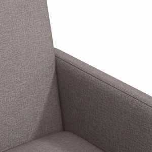 Jídelní židle na kolečkách 2 pcs Taupe 57 x 66 x 94 cm textil - obrázek 7