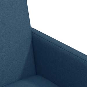 Jídelní židle na kolečkách 2 pcs Modrá 57 x 66 x 94 cm textil - obrázek 7