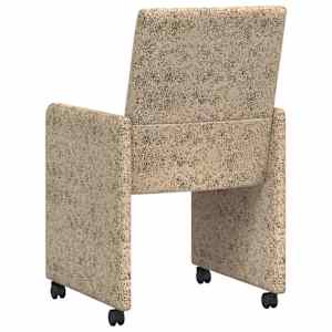 Jídelní židle na kolečkách 2 pcs Světle šedá 57 x 66 x 94 cm - obrázek 6