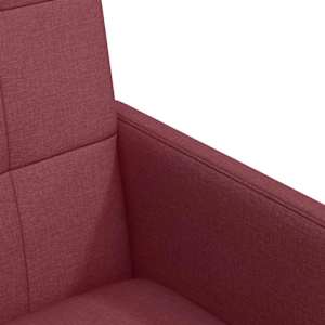 Jídelní židle na kolečkách 2 pcs vínová červená 58 x 65 x 94 cm - obrázek 7