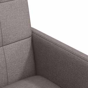 Jídelní židle na kolečkách 2 pcs Taupe 58 x 65 x 94 cm textil - obrázek 7