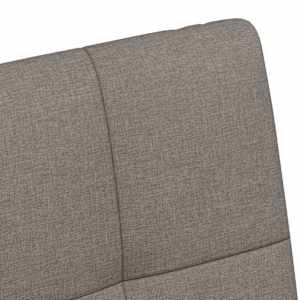 Jídelní židle na kolečkách 2 pcs Taupe 58 x 65 x 94 cm textil - obrázek 8