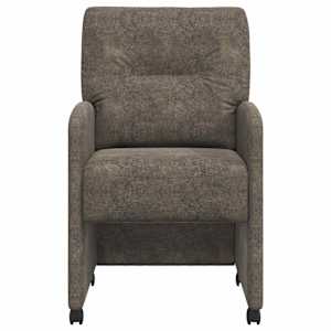 Jídelní židle na kolečkách 2 pcs Tmavě šedá 57 x 67 x 95 cm - obrázek 4