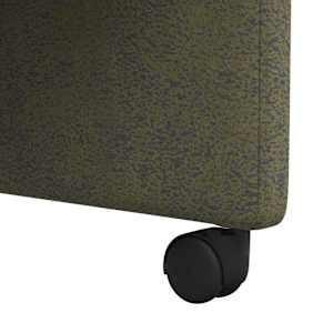 Jídelní židle na kolečkách 2 pcs Armádní zelená 57 x 67 x 95 cm - obrázek 9