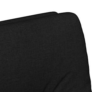 Jídelní židle na kolečkách 2 pcs Černá 57 x 67 x 95 cm textil - obrázek 8