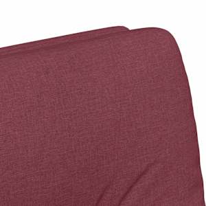 Jídelní židle na kolečkách 2 pcs vínová červená 57 x 67 x 95 cm - obrázek 8