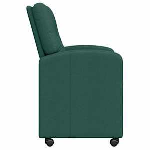 Jídelní židle na kolečkách 2 pcs Tmavě zelená 57 x 67 x 95 cm - obrázek 5