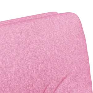 Jídelní židle na kolečkách 2 pcs Růžová 57 x 67 x 95 cm textil - obrázek 8