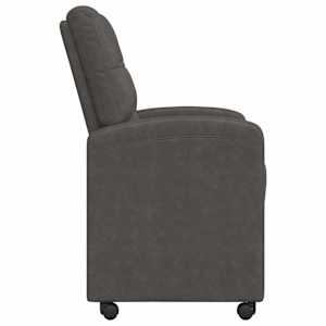 Jídelní židle na kolečkách s koly 2 pcs Černá 58 x 67 x 97 cm - obrázek 5